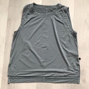 MACHINES FOR FREEDOM MUSCLE T SHIRT GRAY SLEEVELESS PULLOVER XS